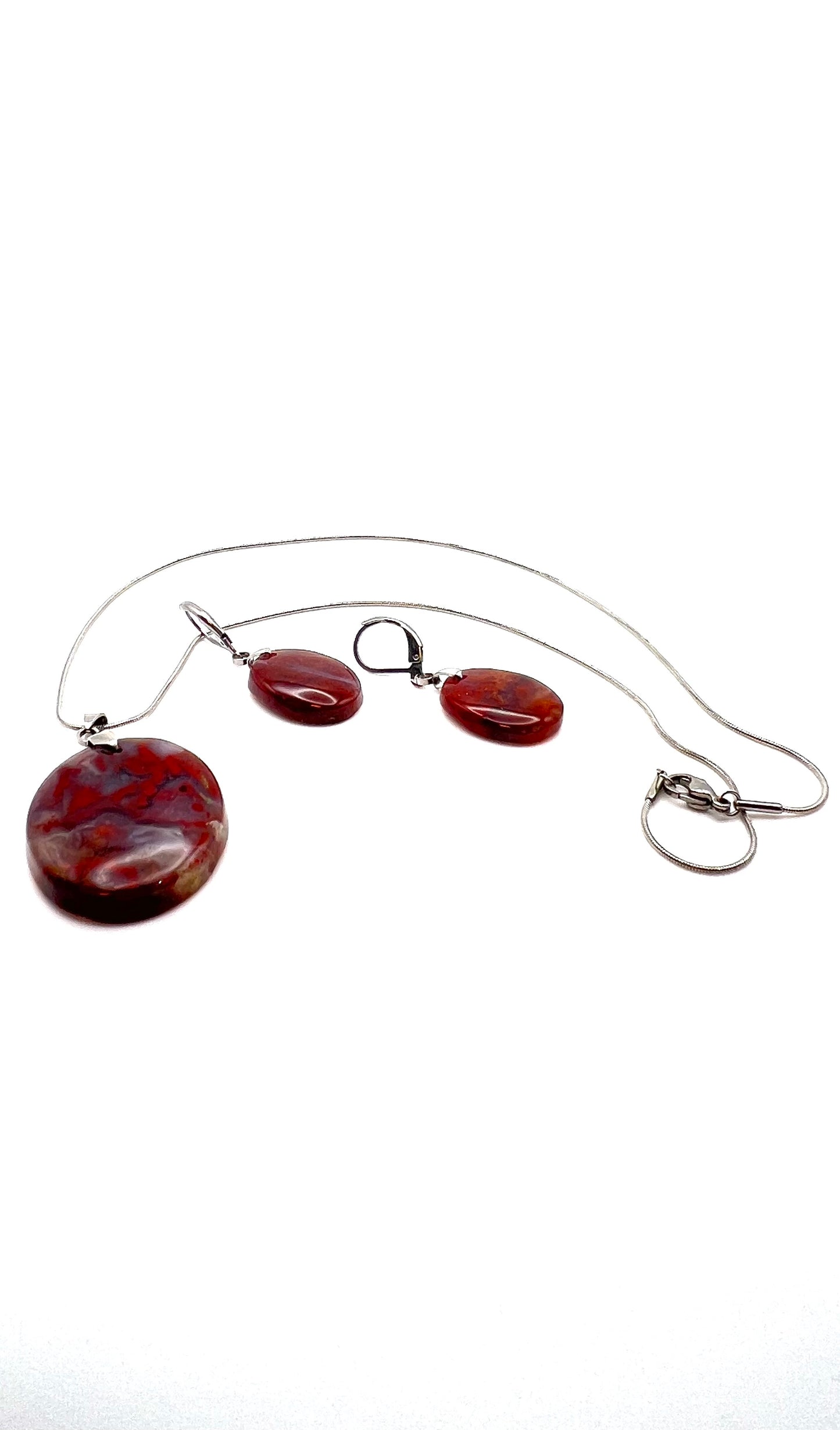 Nature's Depth- Dendritic Agate set