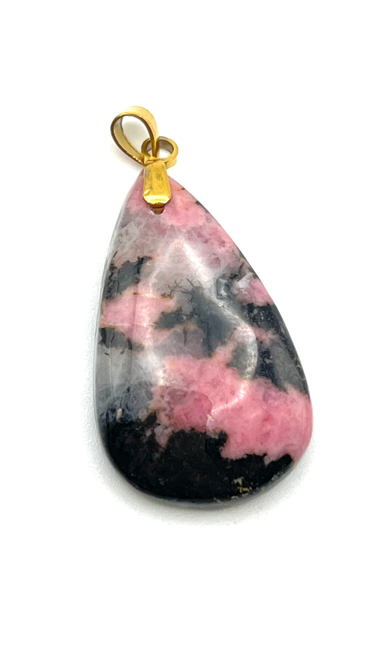 Amavia Rhodonite Teardrop Pendant