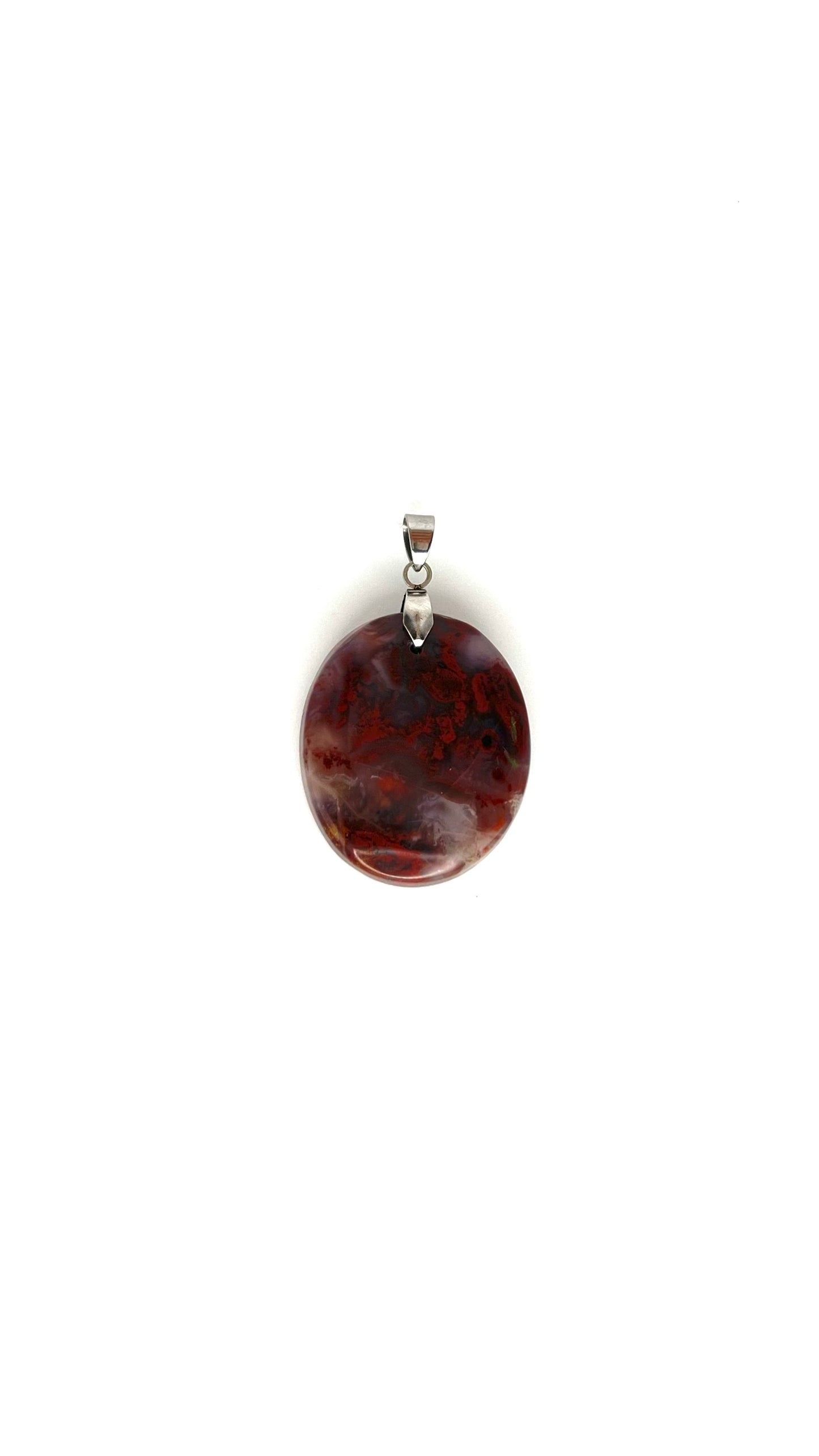 Nature's depth- Dendritic Agate Pendant