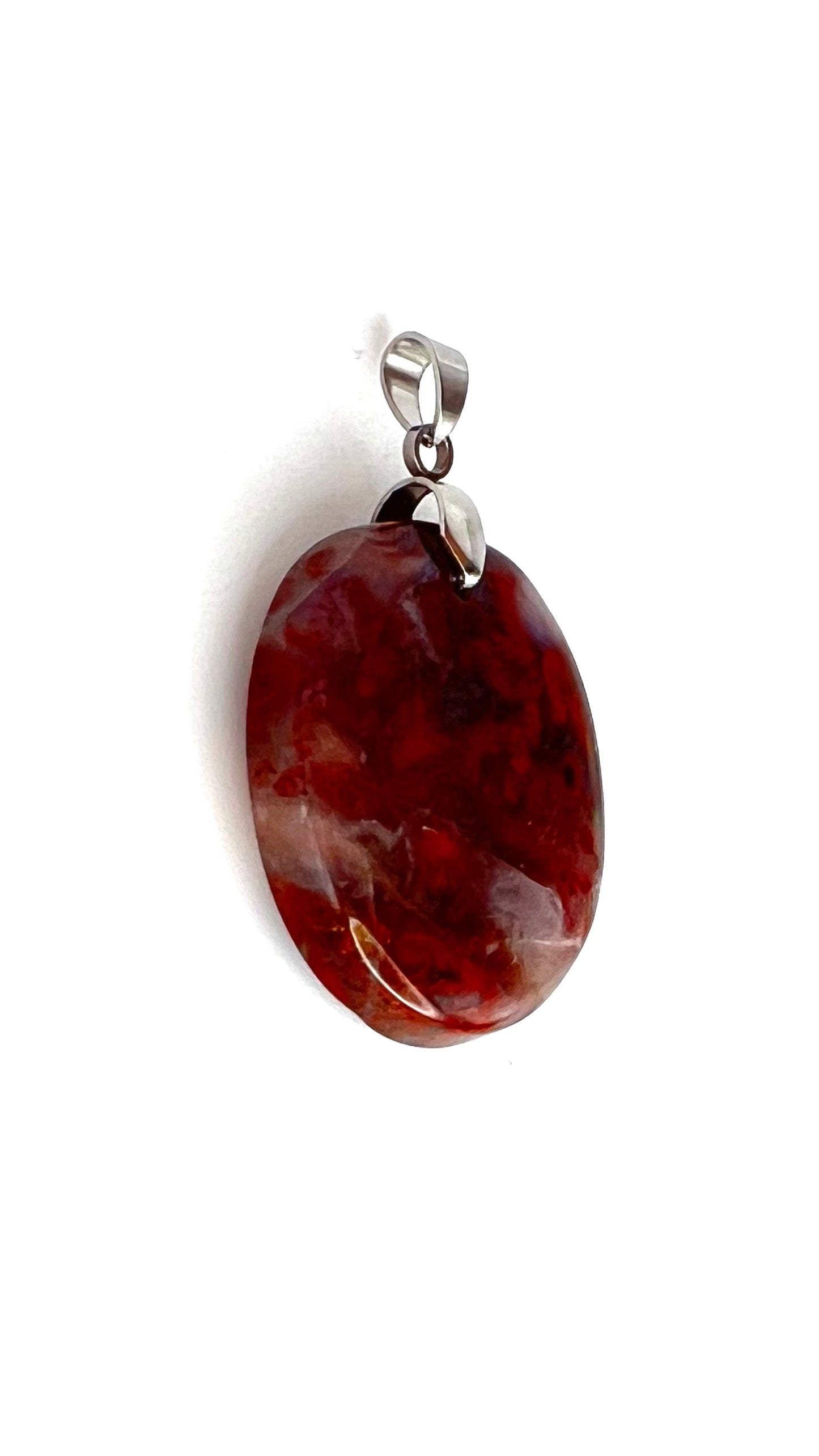 Nature's depth- Dendritic Agate Pendant