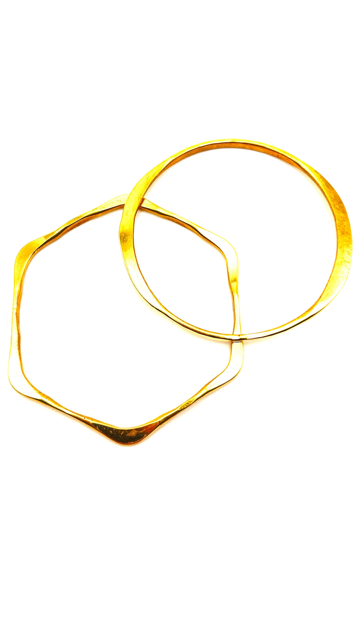 Golden Edge Bangles