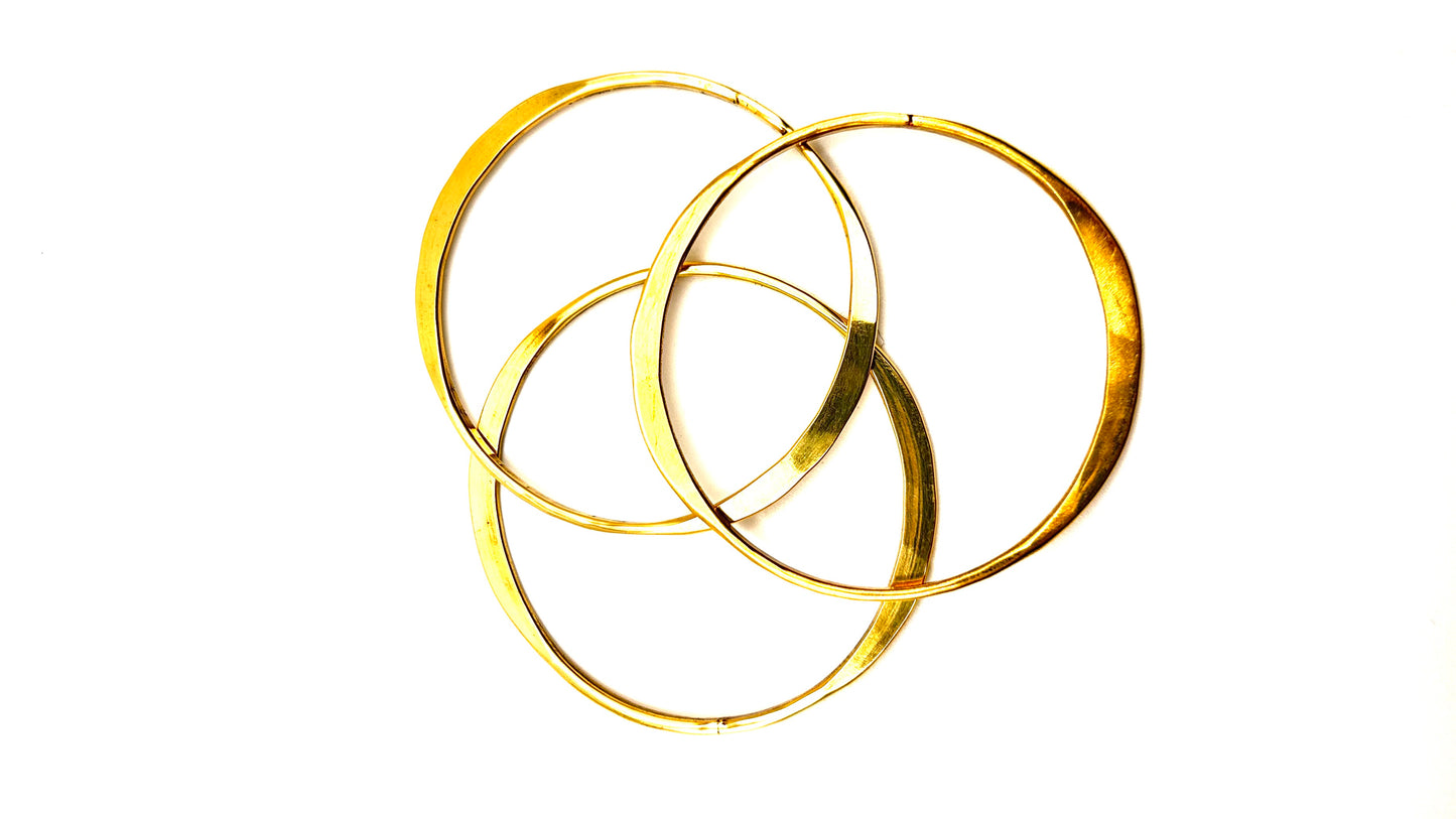 Golden Edge Bangles
