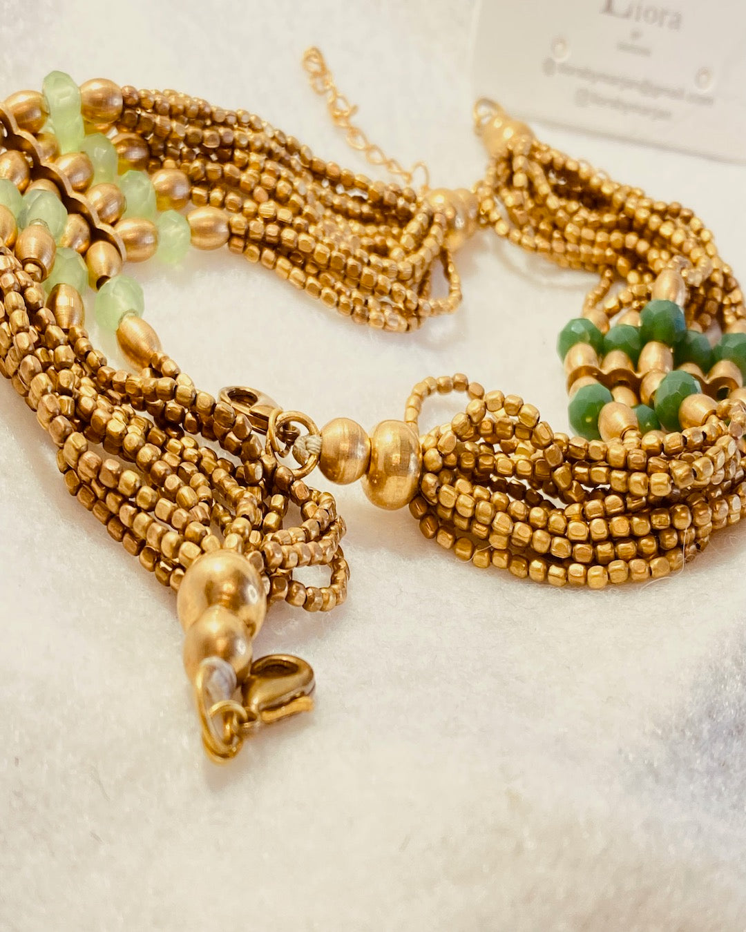 Jade Cascade Bracelet