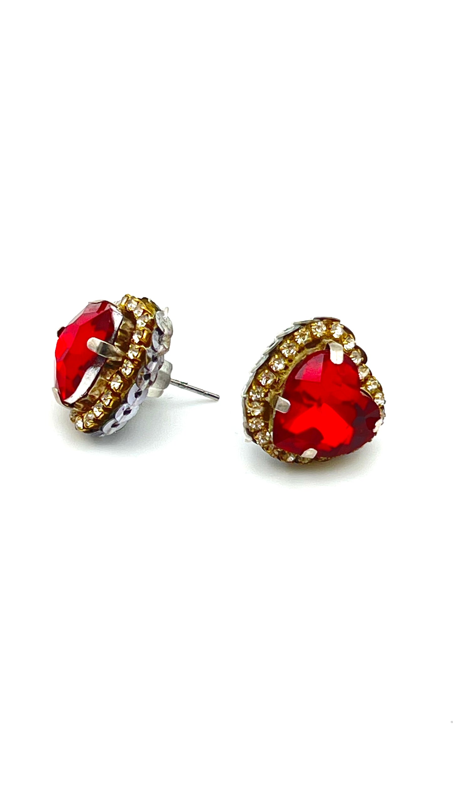 Scarlet Handmade Heart Earrings