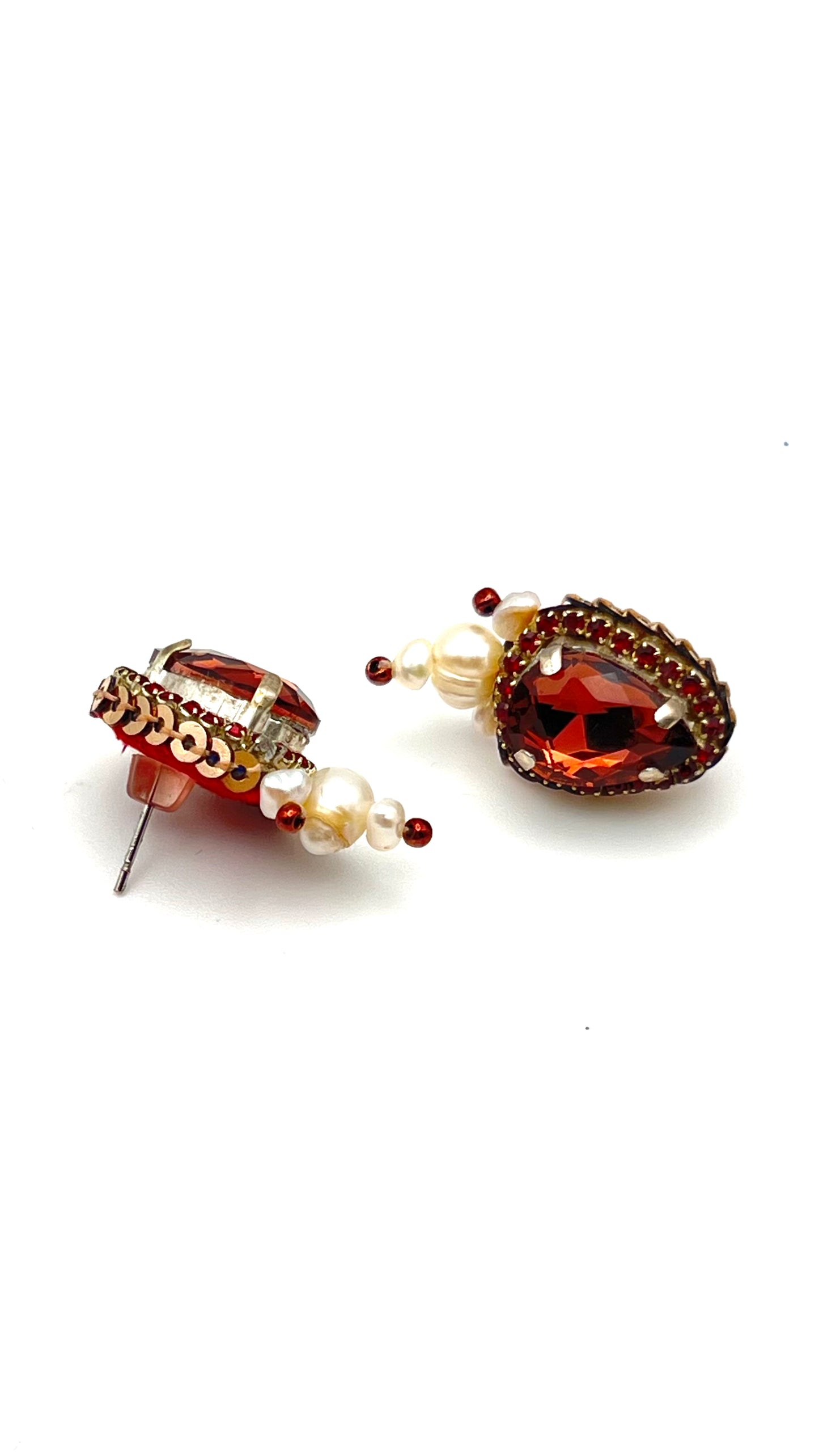 Rose Bronze Glow Earrings