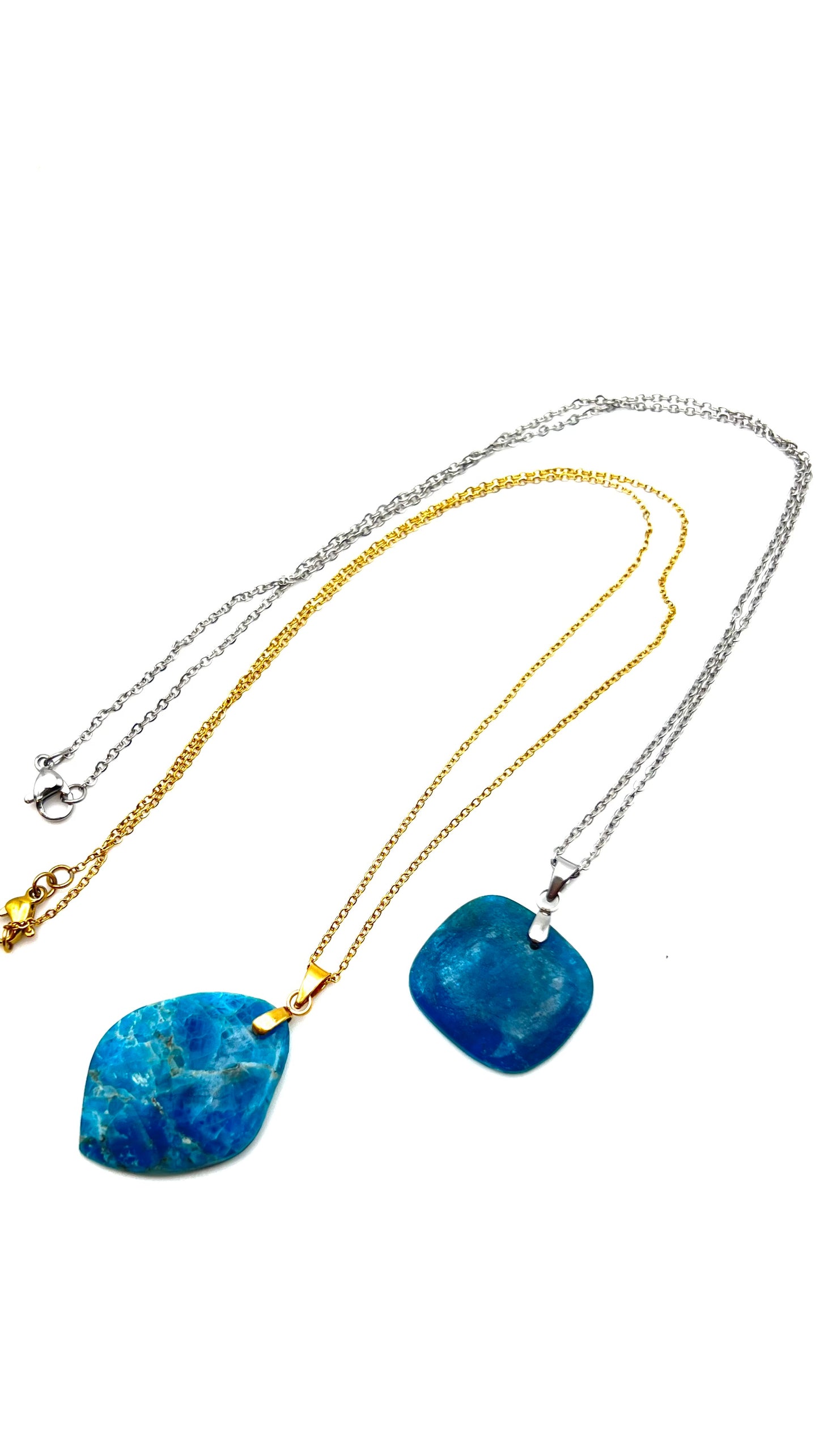 Ocean Glow- Apatite Necklace