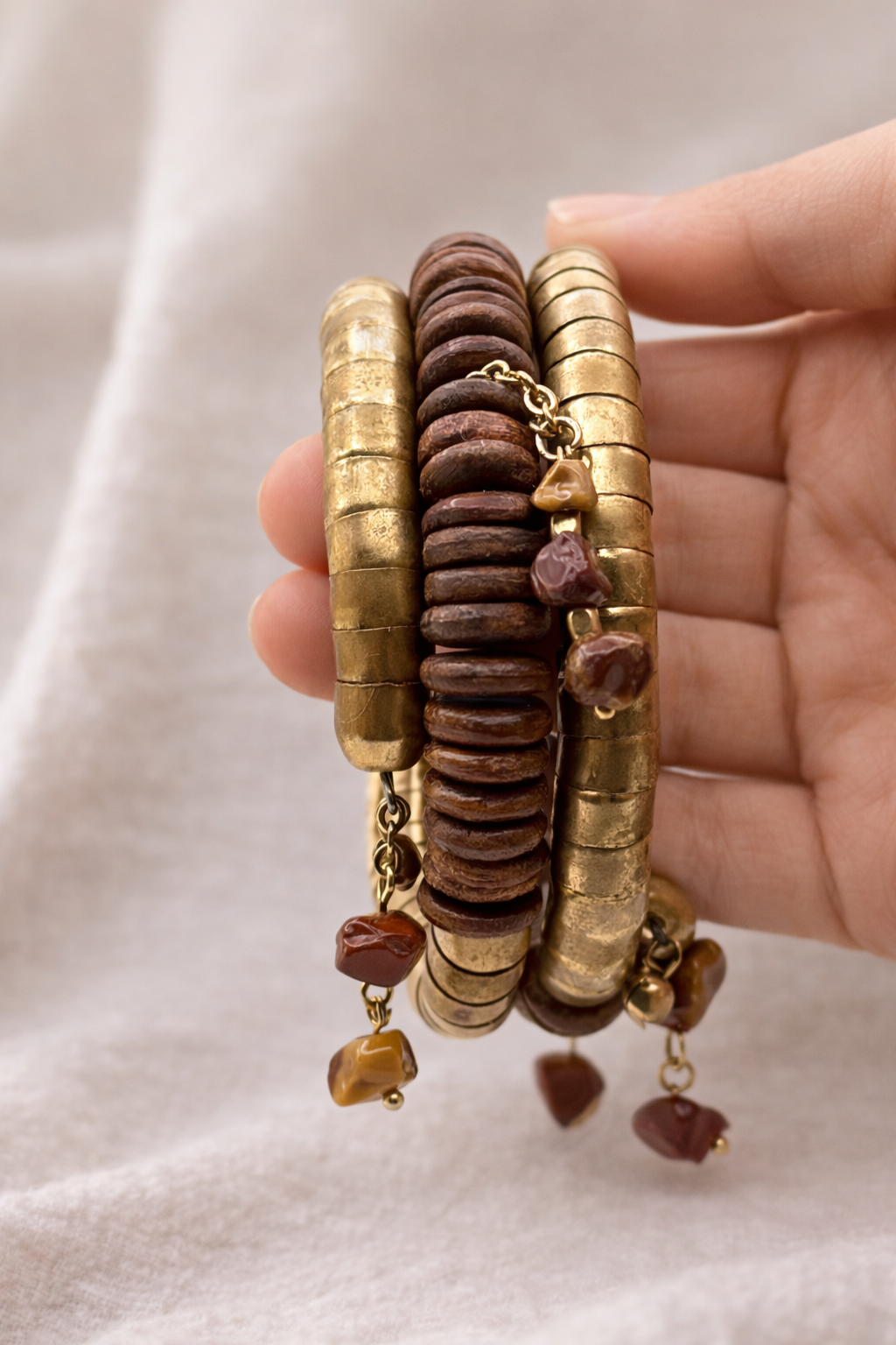 Terra Glow Wrap Bracelet