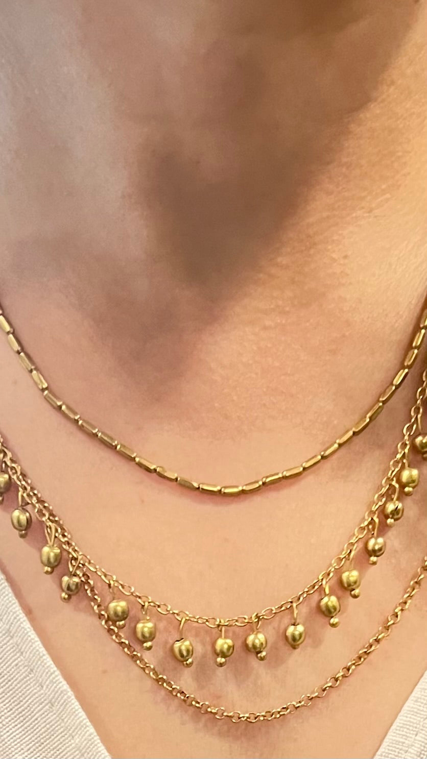 Row Brass Beauty Necklace