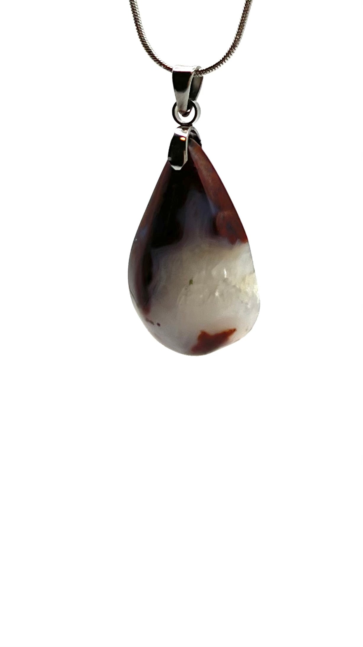 Nature's Tear- Dendritic Agate Pendant