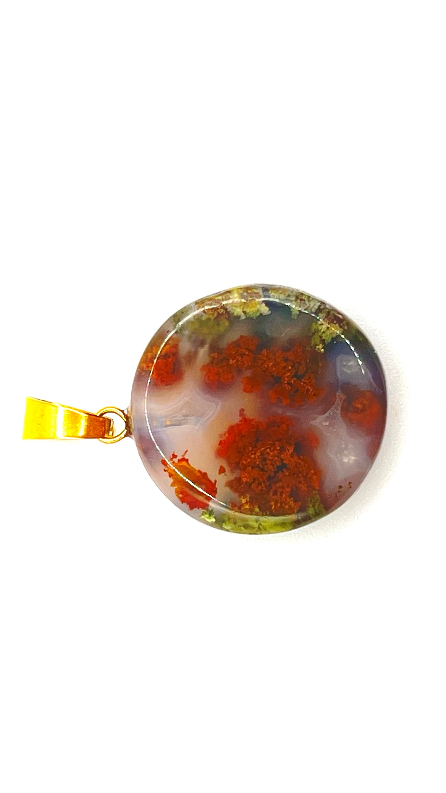 Nature's Forest- Dendritic Agate Pendant