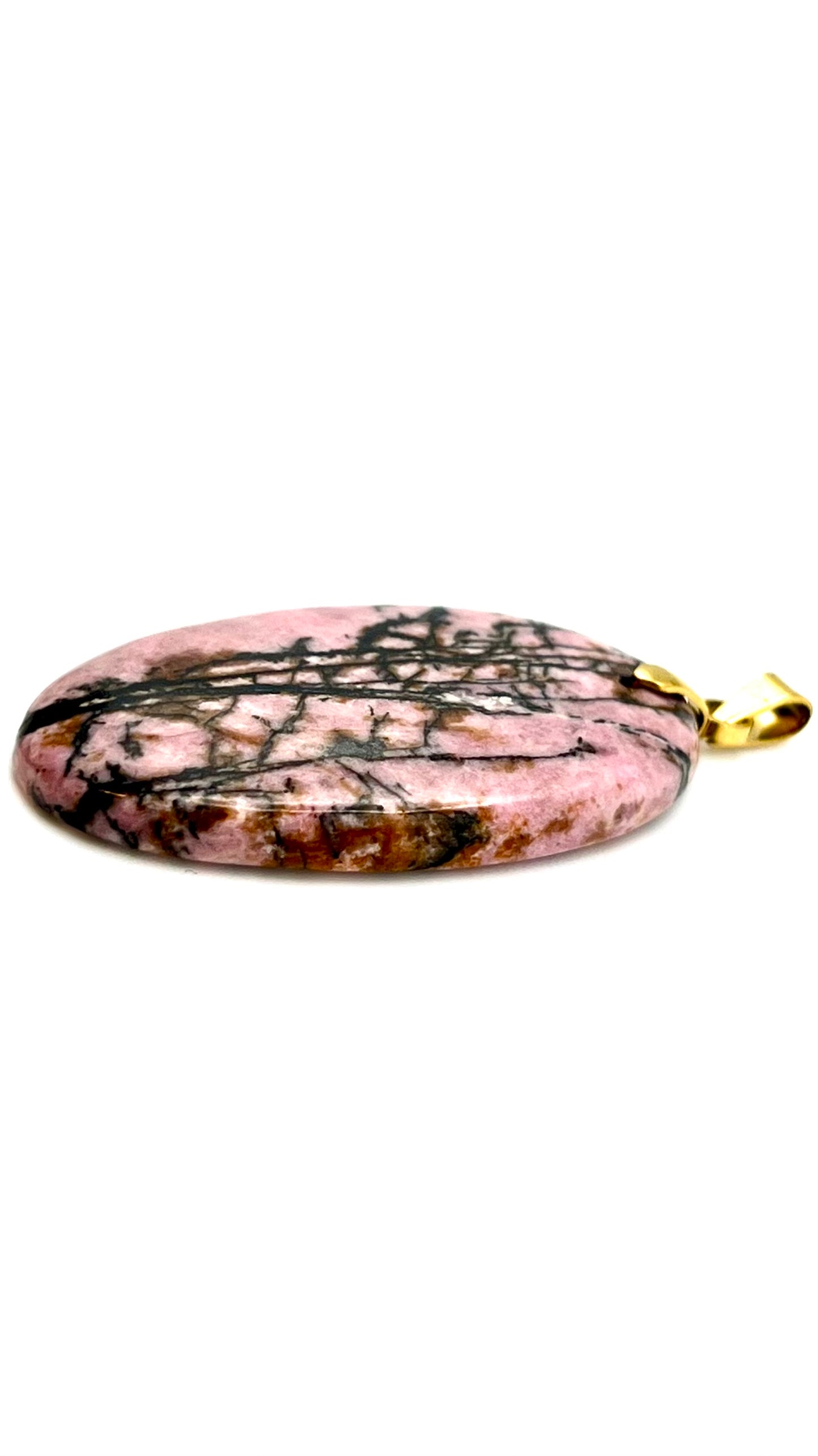 Amavia Rhodonite Oval Pendant