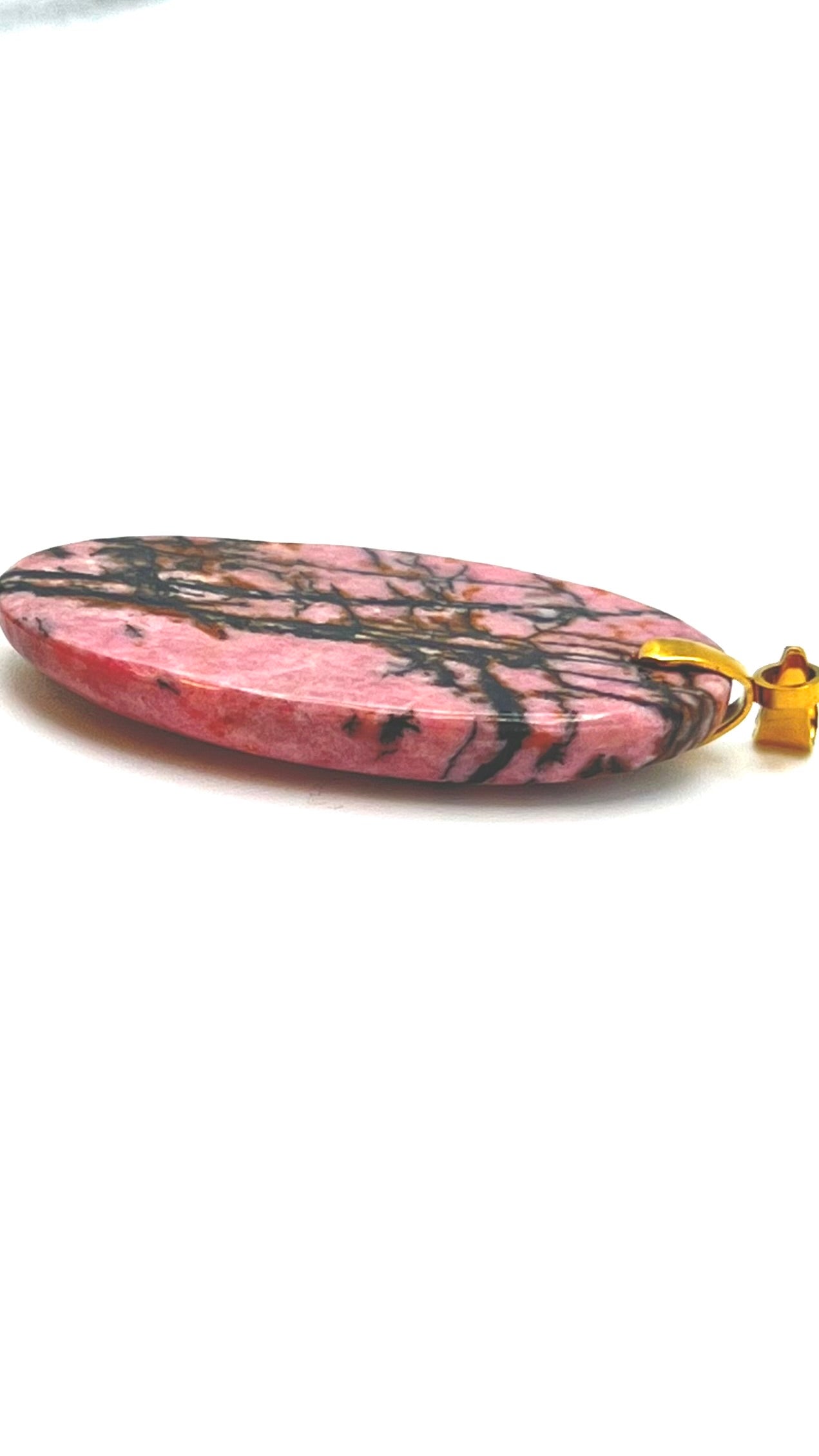 Amavia Rhodonite Oval Pendant