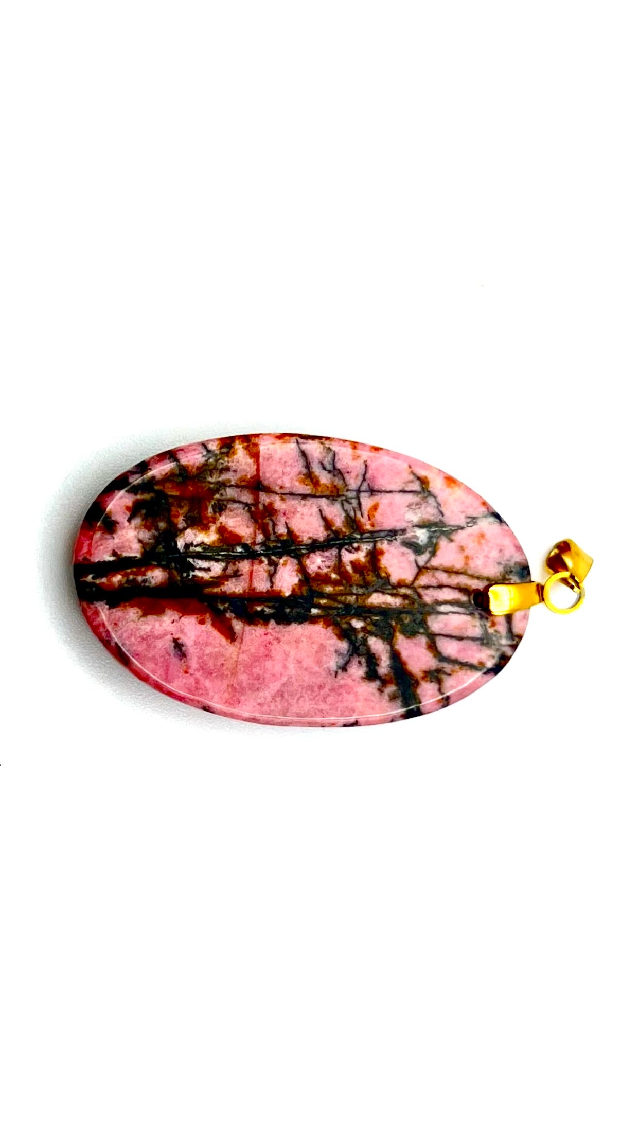 Amavia Rhodonite Oval Pendant