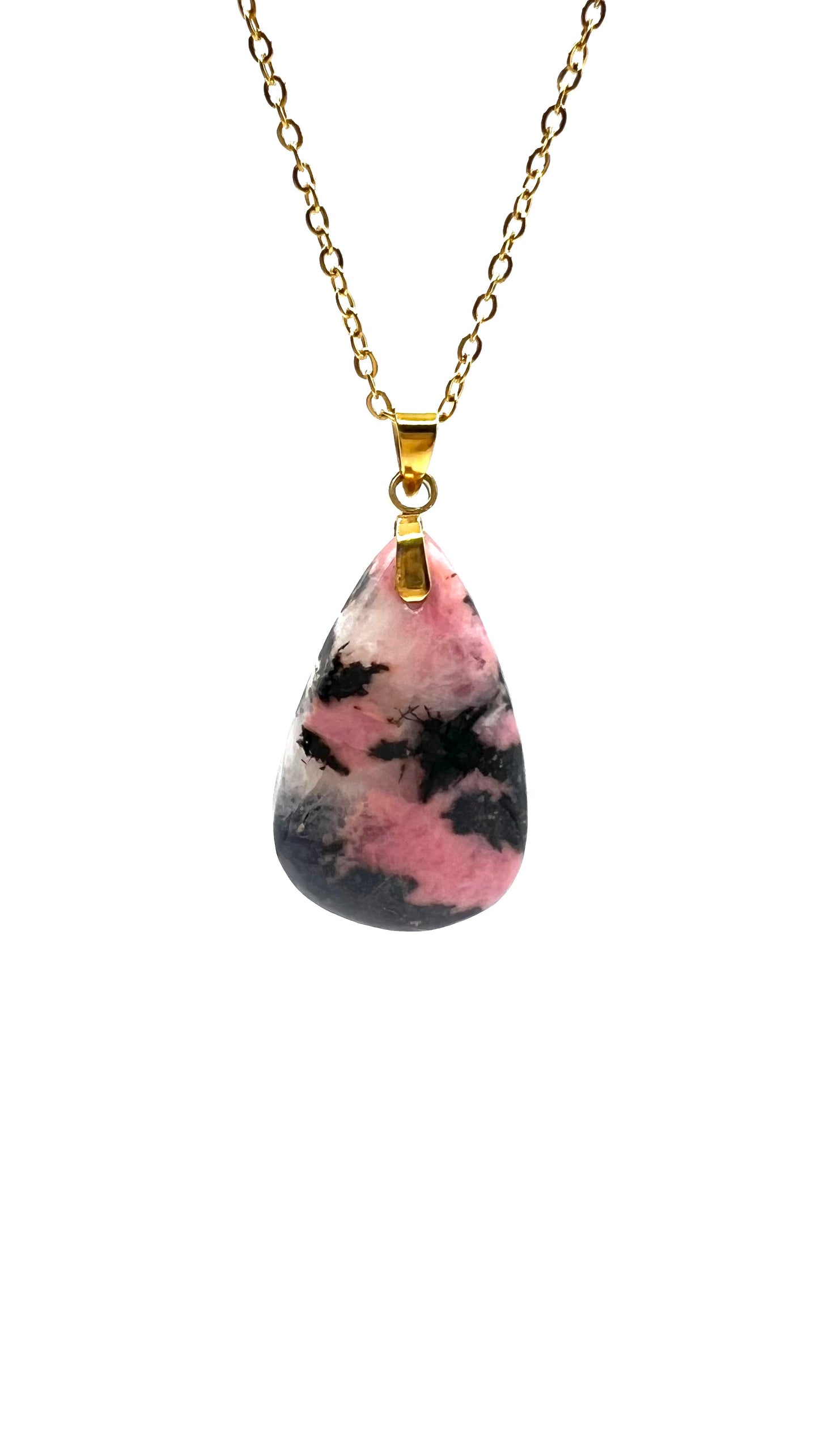 Amavia Rhodonite Teardrop Set