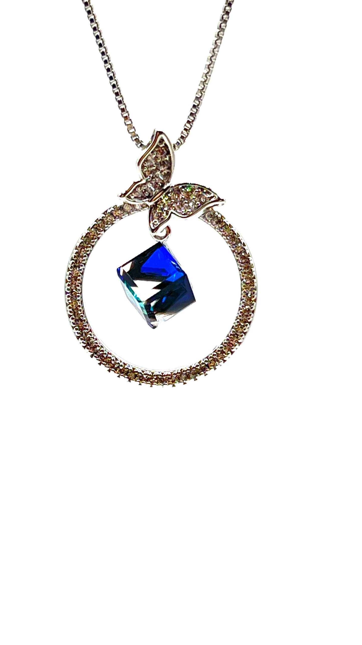 Butterfly Geometry - Whitin The Ring Necklace