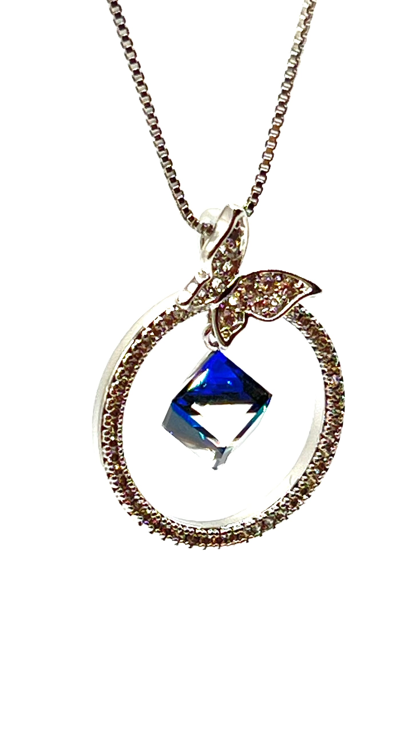 Butterfly Geometry - Whitin The Ring Necklace