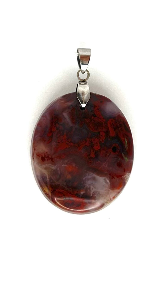 Nature's depth- Dendritic Agate Pendant