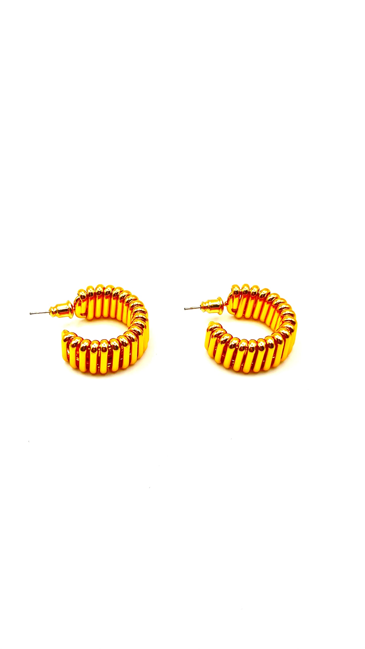 Nava Wave Hoop Earrings