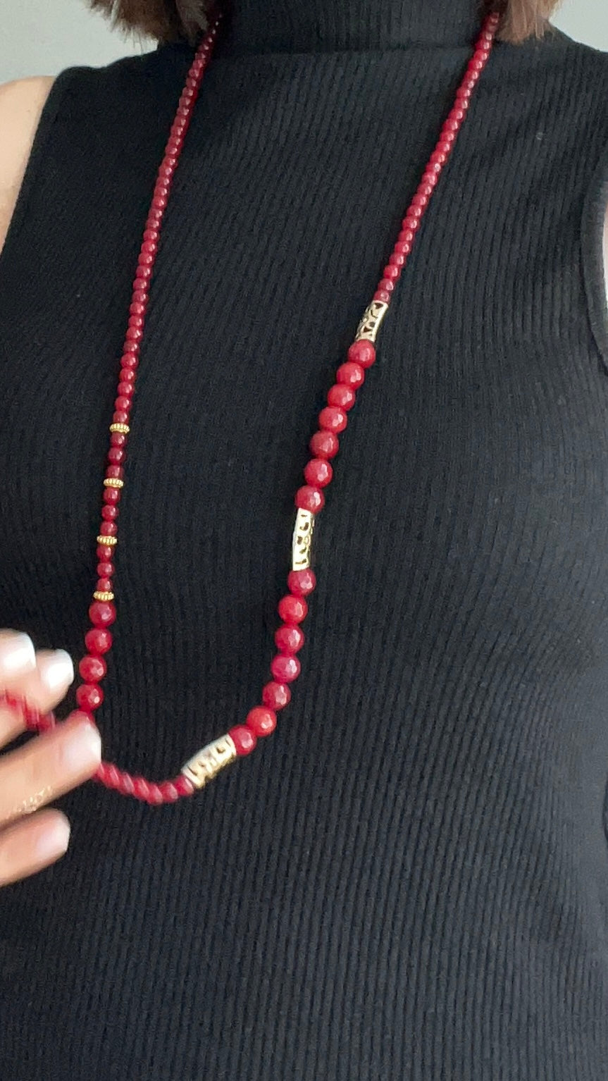 Fiery Agate Necklace