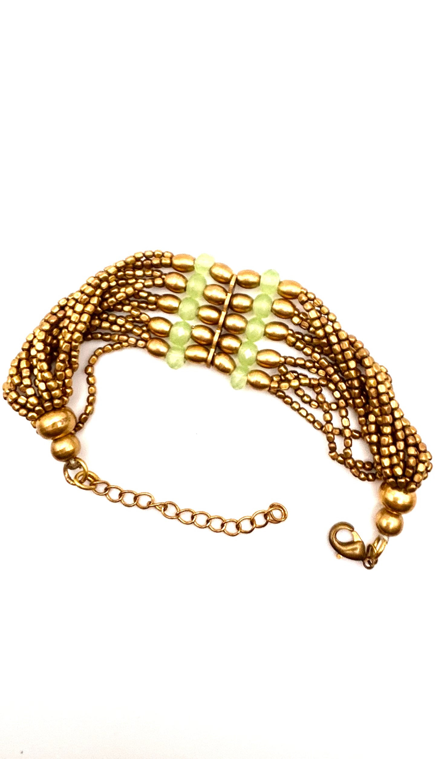 Prehnite Cascade Bracelet