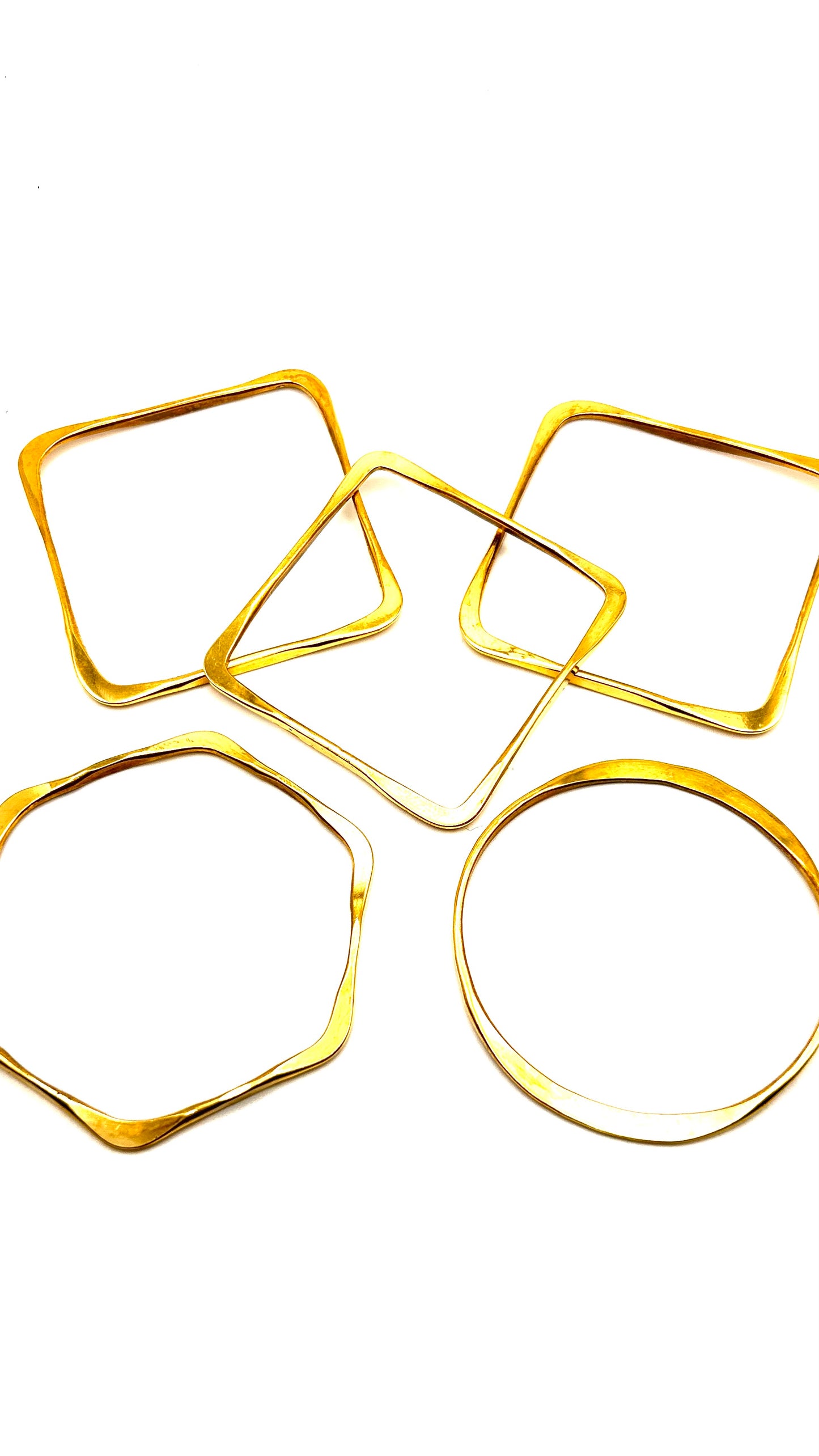 Golden Edge Bangles