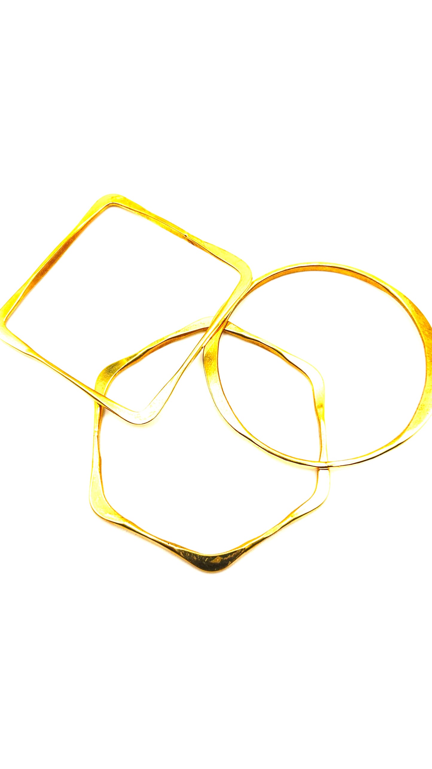 Golden Edge Bangles