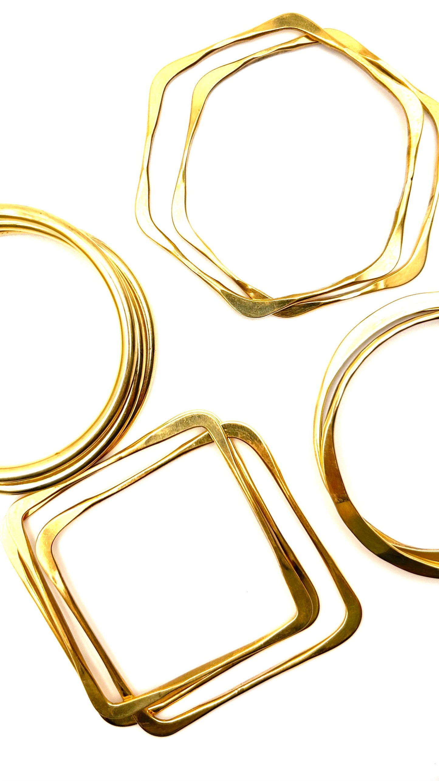 Golden Edge Bangles