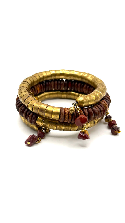 Terra Glow Wrap Bracelet