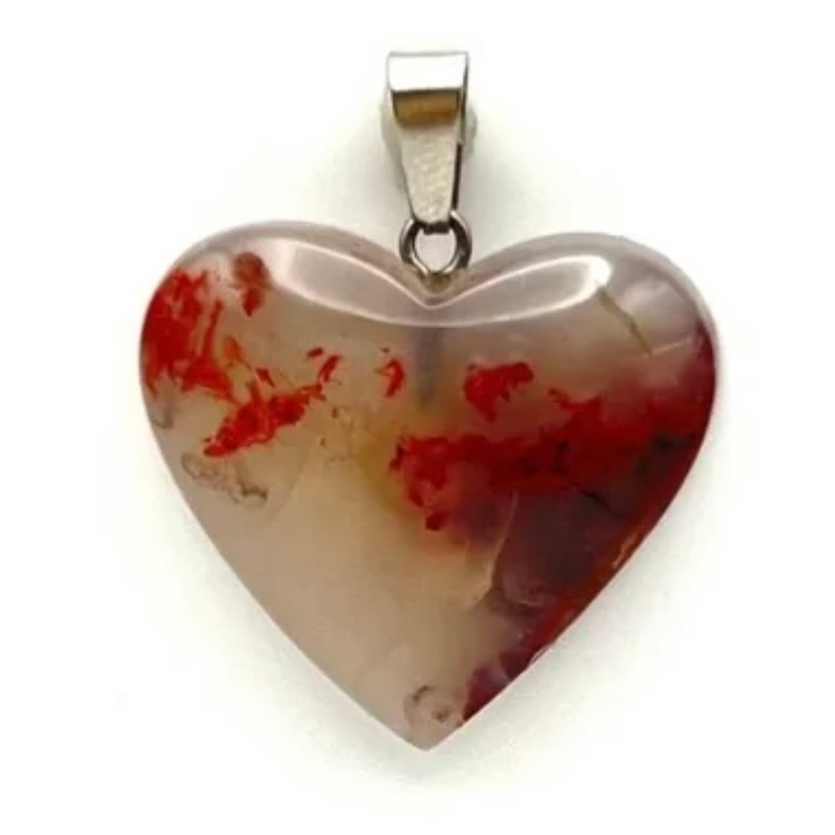 Nature's Heart - Dendritic agate Pendant