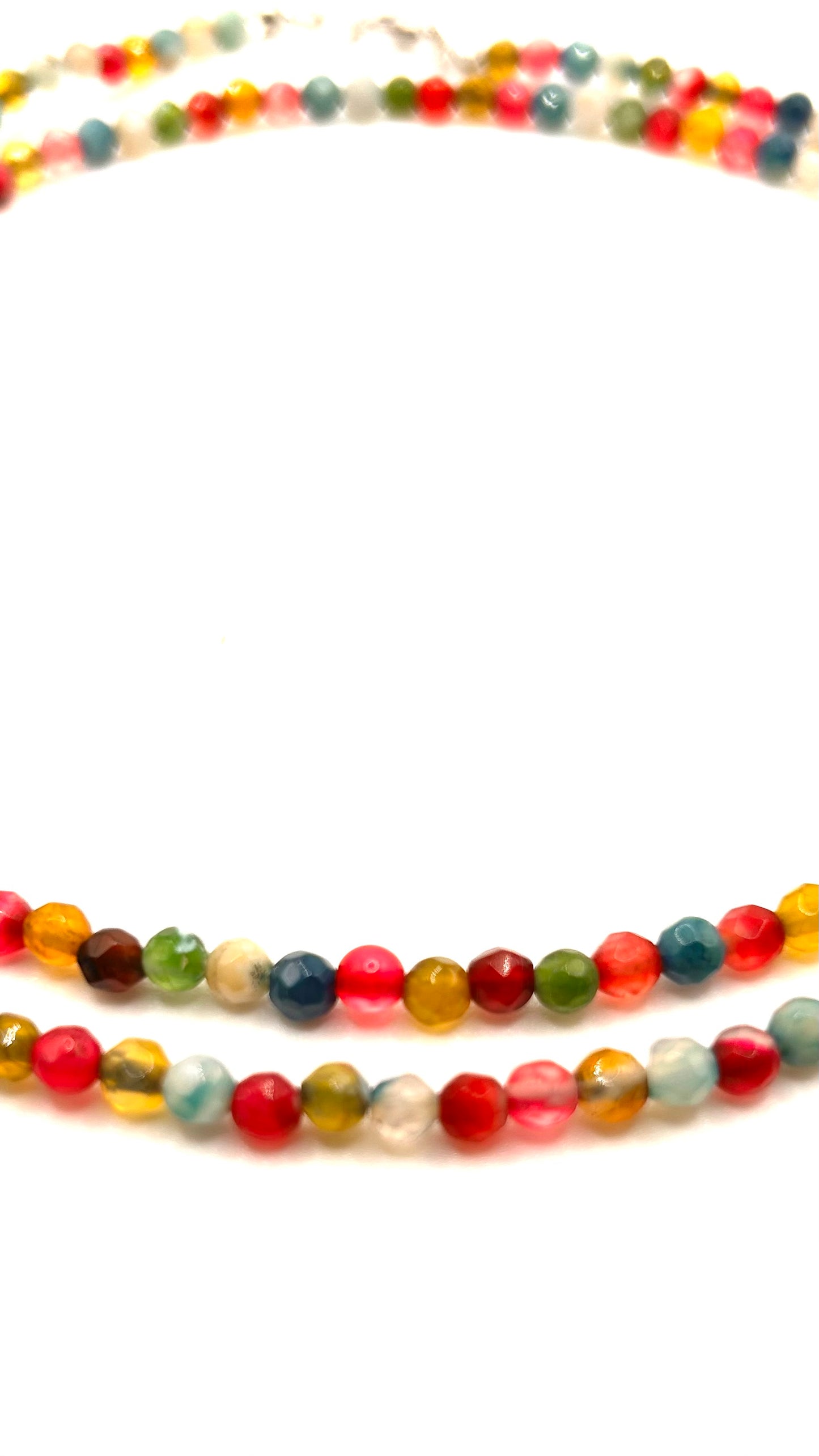 Spectrum-Multi-Color Gemstone Beaded Necklace