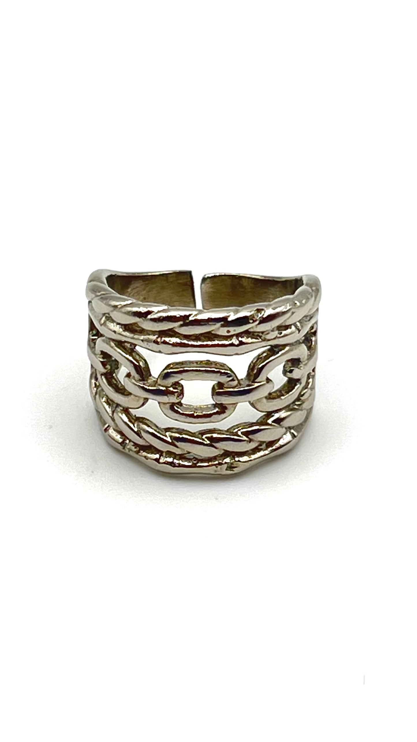 Sarai- The Crowned  Curve Ring