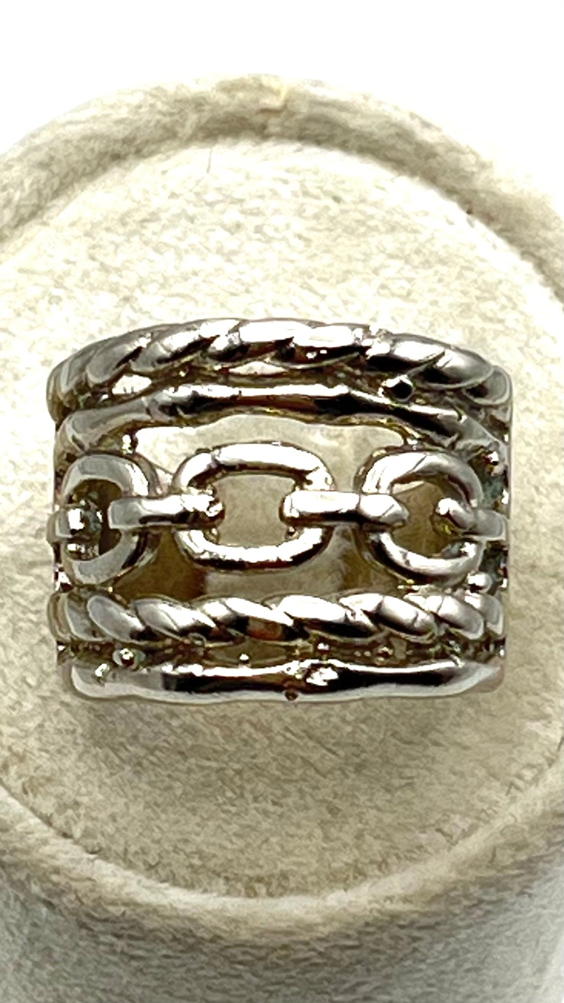 Sarai- The Crowned  Curve Ring