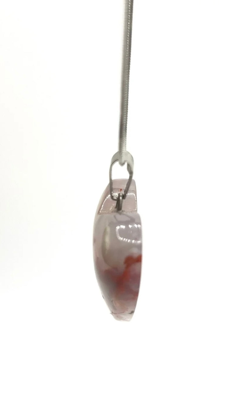 Nature's Heart - Dendritic agate Pendant